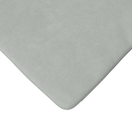 Sittkuddar 4 pcs Ljusgrå 40 x 40 x 3 cm Sammet