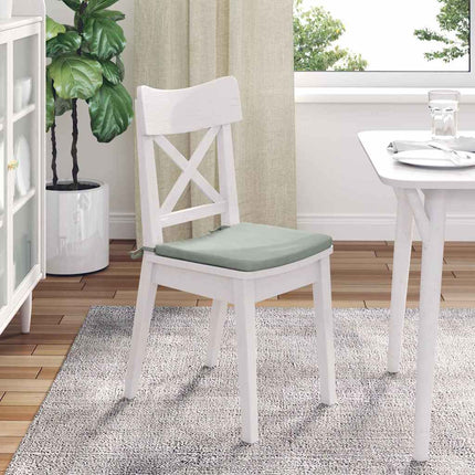Sittkuddar 4 pcs Ljusgrå 40 x 40 x 3 cm Sammet