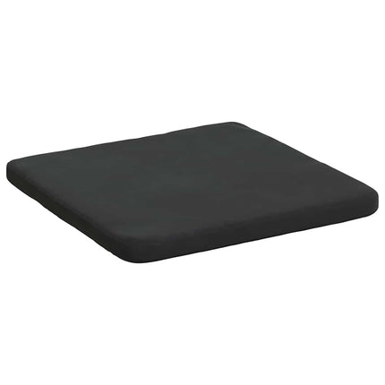 Sittkuddar 4 st Sammet Svart 40 x 40 x 3 cm