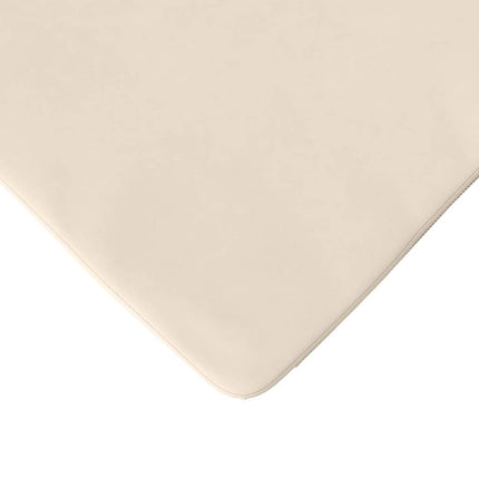 Sittkuddar 4 pcs Beige 40 x 40 x 3 cm Mikrofiber Tyg
