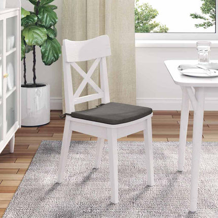 Sittkuddar 4 pcs Ljusgrå 40 x 40 x 3 cm Kordread tyg