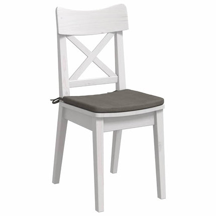 Sittkuddar 4 pcs Ljusgrå 40 x 40 x 3 cm Kordread tyg