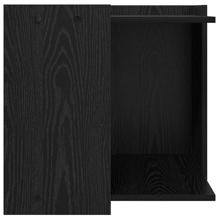 Kattlåda Inhägnad Svart ek 53 x 53 x 51 cm Konstruerat trä