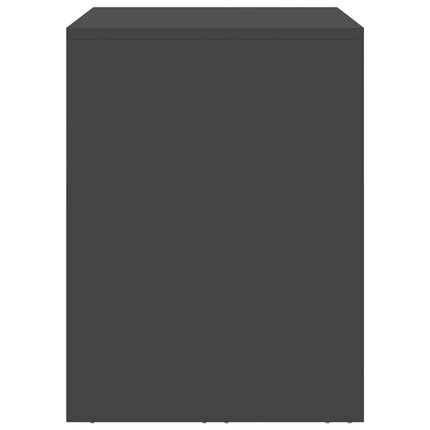 Vägghylla för garage Svart 90 x 40 x 53 cm Pulverlackerad stål