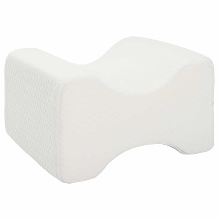 Knee Pillow Vit Minneskum och polyester 26 x 21,5 x 15 cm