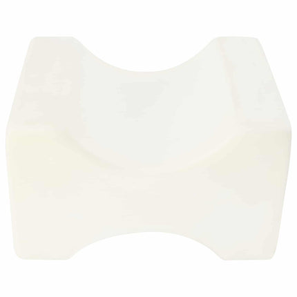Knee Pillow Vit Minneskum och polyester 26 x 21,5 x 15 cm