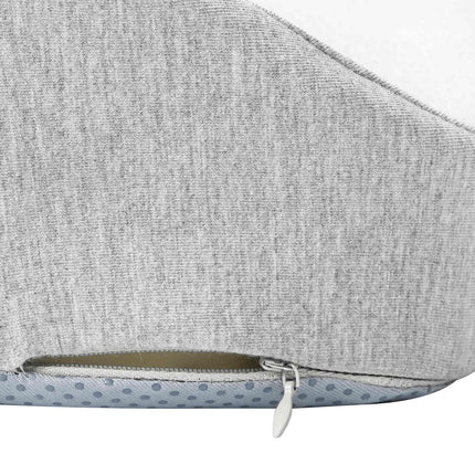 Sittkudde Enfärgad Ljusgrå 50 x 43 x 10 cm Minneskum