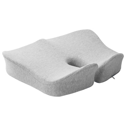 Sittkudde Enfärgad Ljusgrå 50 x 43 x 10 cm Minneskum