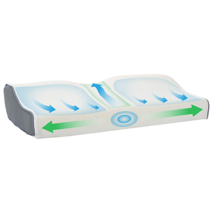 Nackkudde Vit Minneskum 59 x 34,5 x 12 cm