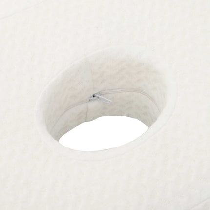 Nackkudde Enfärgad Vit 53 x 35 x 11 cm Minneskum