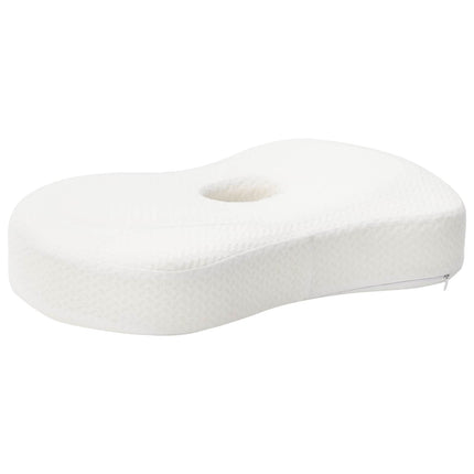 Nackkudde Enfärgad Vit 53 x 35 x 11 cm Minneskum