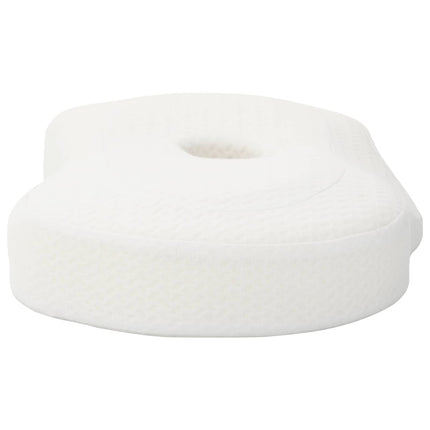 Nackkudde Enfärgad Vit 53 x 35 x 11 cm Minneskum
