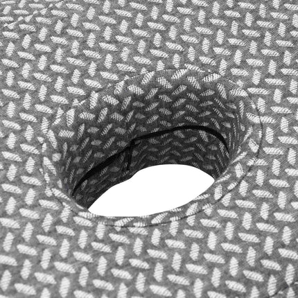 Nackkudde Enfärgad Grå 53 x 34,5 x 10,5 cm Minneskum