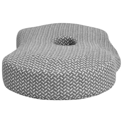 Nackkudde Enfärgad Grå 53 x 34,5 x 10,5 cm Minneskum