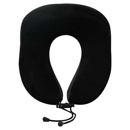 Resekudde för nacken Enfärgad Svart 27 x 26 x 14 cm Minneskum