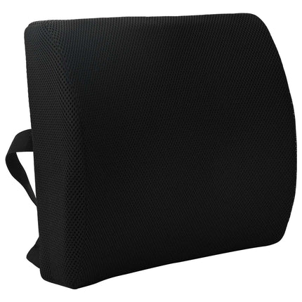Ryggkudde Svart Minneskum 35,5 x 30 x 12 cm