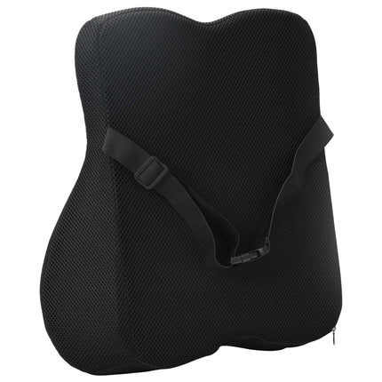 Ryggkudde Svart Minneskum 40 x 40 x 11 cm