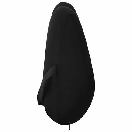 Ryggkudde Svart Minneskum 40 x 32 x 13 cm