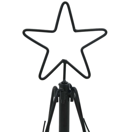 Julcone-träd med stativ Svart 60 cm Stål