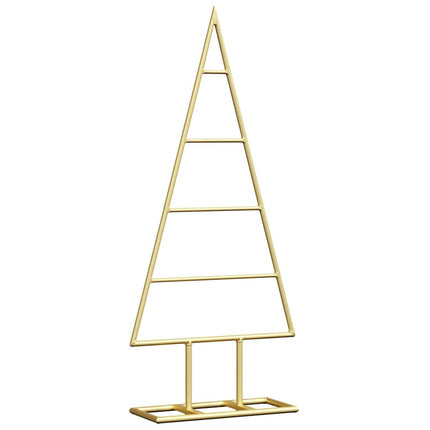 Metall julgran med stativ Guld 60 cm Pulverlackerad stål