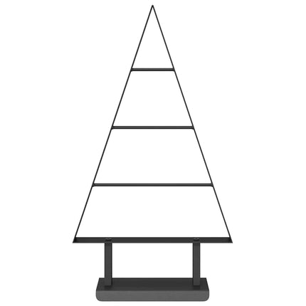 Metall julgran med stativ Svart 60 cm Stål