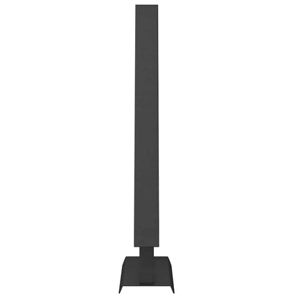 Metall julgran med stativ Svart 60 cm Stål