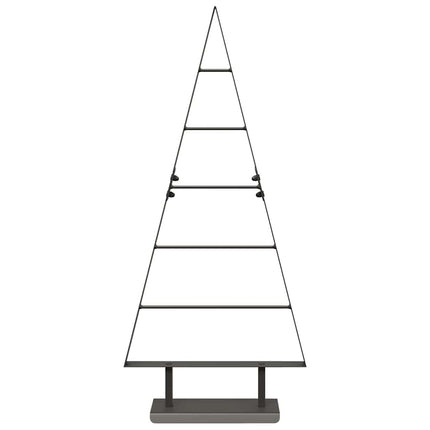 Metall julgran med stativ Svart 90 cm Stål