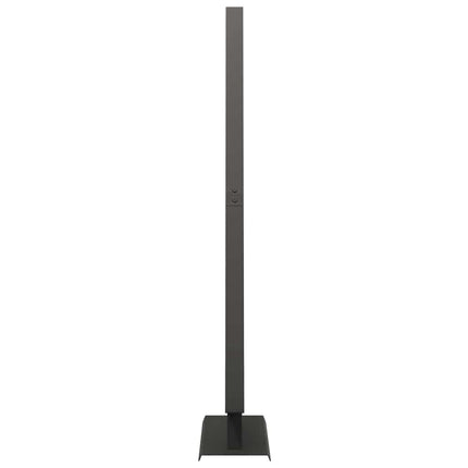 Metall julgran med stativ Svart 125,5 cm Stål