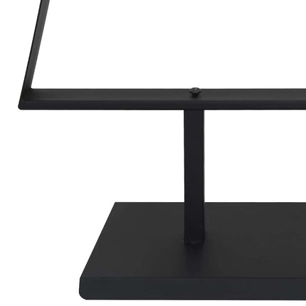 Metall julgran med stativ Svart 180 cm Stål