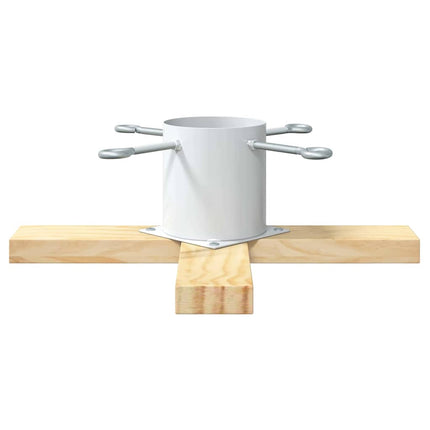 Julgranställ 1.73 Vit 50 x 50 x 16 cm Massiv furu