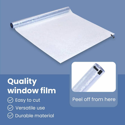 Statisk fönsterfilm Transparent 90 x 1000 cm PVC