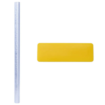 Statisk fönsterfilm Transparent 90 x 2000 cm PVC
