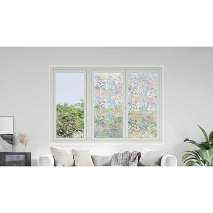 Statisk fönsterfilm Transparent 90 x 2000 cm PVC