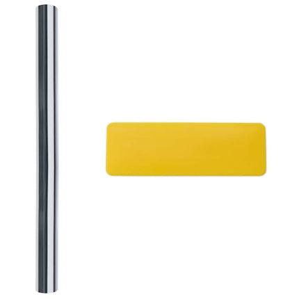 Statisk Reflekterande Solfönsterfilm Silver 45 x 2000 cm PVC