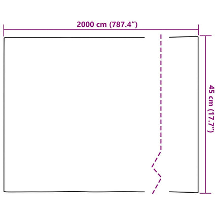 Självhäftande Fönsterfilm Frostad vit 45 x 2000 cm PVC