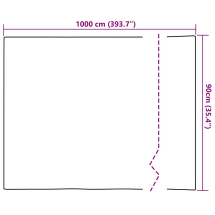 Självhäftande Fönsterfilm Frostad vit 90 x 1000 cm PVC