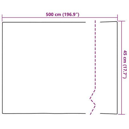 Självhäftande Fönsterfilm Frostade ränder 45 x 500 cm PVC