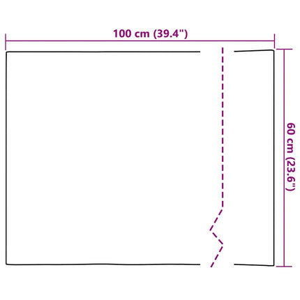 Självhäftande spegelfolie 60 x 100 cm 2 st Silver PET