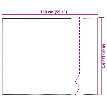 Självhäftande Spegelfilm 60 x 150 cm 2 st Silver PET