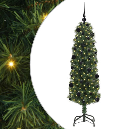 Konstgjord julgran Grön 150 cm PVC och stål och plast