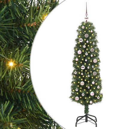 Konstgjord julgran Grön 150 cm PVC och stål och plast