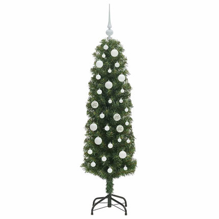 Konstgjord julgran Grön 150 cm PVC och stål och plast