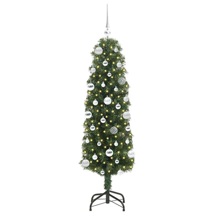 Konstgjord julgran Grön 150 cm PVC och stål och plast