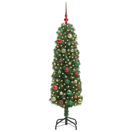 Konstgjord julgran Grön 150 cm PVC och stål och plast