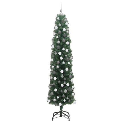 Konstgjord julgran Grön 180 cm PVC och stål och plast