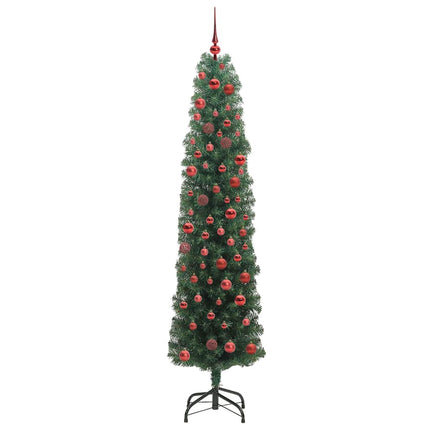 Konstgjord julgran Grön 180 cm PVC och stål och plast