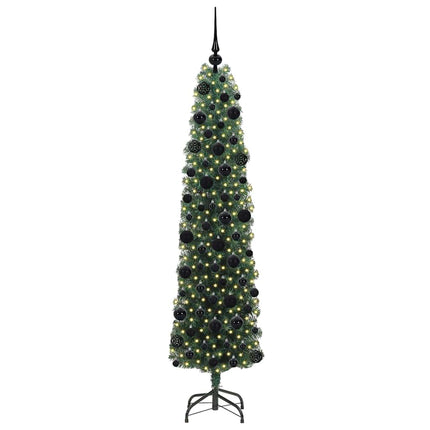 Konstgjord julgran Grön 180 cm PVC och stål och plast