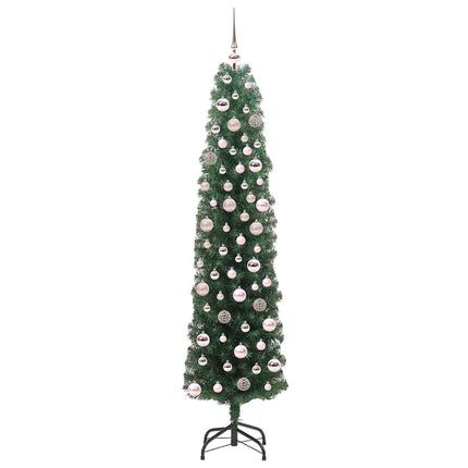 Konstgjord julgran Grön 180 cm PVC och stål och plast