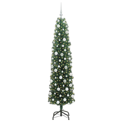Konstgjord julgran Grön 180 cm PVC och stål och plast