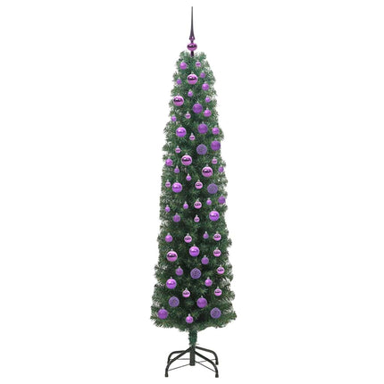 Konstgjord julgran Grön 180 cm PVC och stål och plast